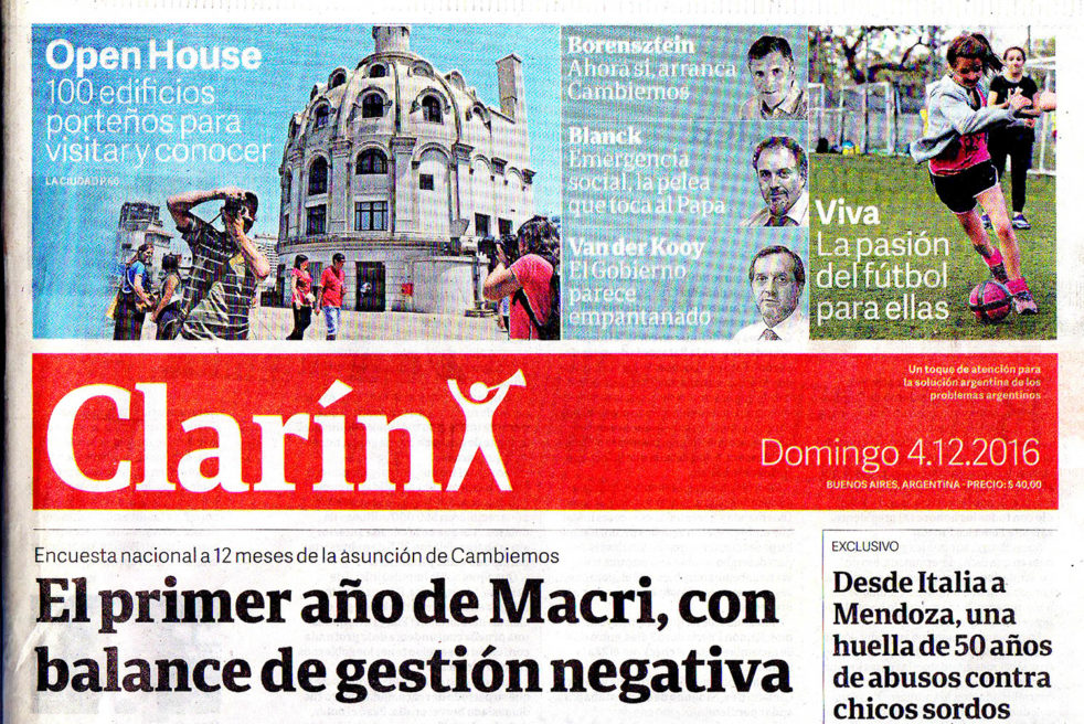 Open House in Clarin Newspaper